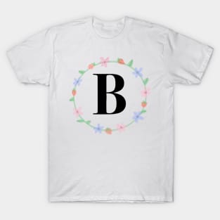 “B” initial T-Shirt